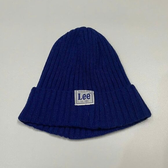 Navy Knit Beanie - Picture 1 of 4